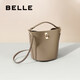 百麗女包質(zhì)感杏仁水桶包送禮商場(chǎng)同款真皮手提菜籃子包BL766DX4 灰色