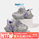 天美意（TEENMIX）天美意兒童運動(dòng)鞋2024春秋新款女童透氣網(wǎng)面老爹休閑跑步鞋中大童 灰色 32 內長(cháng)204mm腳長(cháng)194mm
