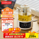 樂(lè )扣樂(lè )扣養生壺 煮茶器 煮茶壺辦公室家用玻璃花茶壺燒水壺電熱水壺電燉壺 觸控-含茶漏 1L