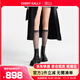 CHERY KALLY布洛克雕花女靴切爾西靴增高短筒馬丁靴子女4638