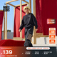 耐克大童超寬松加絨運動(dòng)衫冬男女童針織NIKE CLUB FLEECE FD2923 010黑/白 155 XL