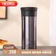 膳魔師（THERMOS）保冷保溫杯470ml高真空不銹鋼戶外運(yùn)動(dòng)旅行帶茶漏水杯CMK-501 BKP
