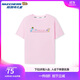 Skechers斯凱奇哆啦A夢(mèng)聯(lián)名款 男女童夏季純棉透氣限定短袖L325K070