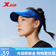特步運動跑步帽男女夏季太陽帽遮陽帽舒適透氣網(wǎng)球戶外遮臉帽子 寶蘭 均碼(56-60cm)