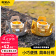 原始人戶(hù)外酒精爐野外爐具便攜煮茶爐野餐爐頭露營(yíng)酒精汽化爐野炊野營(yíng)爐 銀色