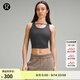 lululemon丨Logo Charm 女士前胸系帶設計羅紋背心 LW1EUBS 石墨灰 XS /4