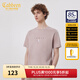 卡賓男裝純棉T恤24夏新款短袖上衣休閑舒適商場(chǎng)同款B2242132015 粉紅色04 L (175) 50