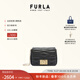 芙拉（FURLA）【中秋禮物】1927羊皮迷你小包女士時(shí)尚菱格鏈條包單肩斜挎包 黑色