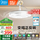 美的（Midea）吊扇燈一體風(fēng)扇燈餐廳客廳臥室led隱形扇護(hù)眼48w燈具熟睡風(fēng)包安裝