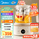 美的（Midea）全玻璃0膠水養生壺 多功能全自動(dòng)燒水壺 72小時(shí)恒溫電熱水壺 多段控溫花茶壺 母嬰材質(zhì) 【全玻璃大容量】YS15B201 1.5L