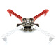 F450四軸套裝APM2.8 PIX飛控FPV到手飛航拍多旋翼開(kāi)源教育飛行器 【F450-V2 機架】【紅白】 散件自組（提供組裝調試教程）
