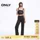ONLY老爹褲長褲牛仔褲女|124164001 J09 深牛仔灰色 M 