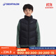 迪卡儂（DECATHLON）兒童戶(hù)外冬季運動(dòng)羽絨馬甲男女童輕薄保暖背心加絨滑雪內膽 云碳黑 M 均碼 165c /161-172cm14-15歲