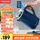 摩飛電器（Morphyrichards）電熱水壺燒水壺熱水壺 家用恒溫水壺1.5L不銹鋼304雙層防燙實時顯溫開水壺MR6070藍