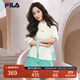 FILA 楊冪同款|斐樂(lè )官方女裝針織短袖2025秋新款時(shí)尚都市舒適圓領(lǐng)T恤 云白-WT M 165/84A/M