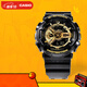 卡西歐（CASIO） G-SHOCK 卡西歐黑金運動(dòng)男士手表石英電子表送男士友禮物禮物 GA-110GB-1APR-200米防水