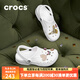 卡駱馳crocs洞洞鞋貝雅男鞋女鞋一腳蹬穿脫涼拖鞋沙灘鞋拖鞋涼鞋女10126 10126-100 熱推（建議拍小一碼） 36 -37(220mm)
