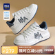 海瀾之家（HLA）男鞋時(shí)尚小白鞋子男士百搭透氣休閑板鞋HAABXM3EFH381 白藍42