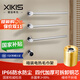 希色XIKIS德國暗裝電熱毛巾架純銅芯碳纖維衛生間隱藏預埋嵌入加熱烘干智能 亮銀色【W(wǎng)iFi+觸控】三桿