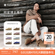 natursun奚夢(mèng)瑤高圓圓章若楠文淇同款德訓鞋女鞋厚底休閑袋鼠鞋情侶鞋單鞋 棕色（建議拍小一碼） 38 (240mm)