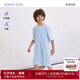 Aimer kids愛慕兒童睡衣男孩女孩小蚊帳睡眠衣短袖裙式睡袋AK145E341 男-藍(lán)AK245E341 140