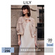 LILY微光夾克2025夏新款女裝莫代爾醋酸混紡工裝休閑薄款短款外套 607淺金 L