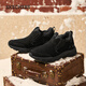 斯凱奇（Skechers）男鞋保暖男靴高幫鞋加厚加絨棉鞋一腳蹬休閑運(yùn)動(dòng)鞋237283C 全黑色/BBK 42