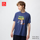 優(yōu)衣庫男女裝UT ZOOTOPIA印花短袖T恤26春夏新款瘋狂動(dòng)物城485255 67 海藍色 XL