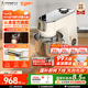 長(cháng)帝（changdi）國家補貼 廚師機和面機 家用揉面電動(dòng)料理機面條機專(zhuān)業(yè)烘焙專(zhuān)用多功能輕音壓面機打蛋器 企鵝頂頂 白色 6.2L