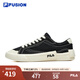 FILA FUSION斐樂(lè )男女鞋潮流板鞋POP時(shí)尚帆布鞋百搭休閑鞋七夕禮物 【男】黑-BBK 41