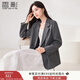 香影灰色廓形西裝外套女2025秋裝新款高智感雙排扣氣質(zhì)通勤小西服 深灰 S 55/80A/85-95斤