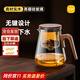 尚明玻璃內膽飄逸杯泡茶壺茶水分離過(guò)濾沖茶具套裝2025家用辦公沏茶壺 胡桃木800ml