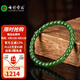 七彩云南和田玉碧玉桶珠老型手串菠菜綠無(wú)黑男女款單圈手鏈 老型桶珠手串