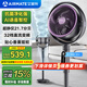 艾美特（AIRMATE）【0噪感】空氣循環(huán)扇三重凈化電風(fēng)扇家用語音落地扇大風(fēng)量直流變頻節(jié)能暴風(fēng)電扇香薰FA18-SRDI122