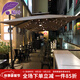 紫葉戶外遮陽傘庭院傘室外花園大太陽傘別墅露臺(tái)戶外傘擺攤商用羅馬傘 卡其色 經(jīng)典款3.0米方【370斤帶輪水箱】