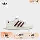 adidas NY 90 STRIPES經(jīng)典運動(dòng)板鞋男女阿迪達斯三葉草 漢玉白/紅色/金色   42.5