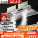 志高（CHIGO）商用油煙機凈化一體機大功率抽油煙機廚房飯店不銹鋼大吸力柴火灶排油煙機CXW-E12002S（包安裝）