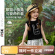 ASK JUNIOR【瞬間涼感】?jī)和籽b夏季小童無(wú)袖背心T恤短褲休閑褲兩件女童