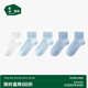 松山棉店兒童襪子男女童A類全網(wǎng)眼夏季薄款透氣棉柔親膚低筒襪 升級款-白+2淺藍(lán)+2深藍(lán) 5雙 均碼 （22-24cm）