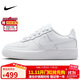 耐克NIKE板鞋女子大童空軍一號 AIR FORCE 1運動鞋F(xiàn)V5951-111白36.5