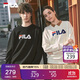 FILA 斐樂(lè )官方情侶款套頭衛衣2025秋季休閑寬松針織長(cháng)袖上衣