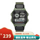 卡西歐（CASIO）男表小方塊電子表 運動(dòng)手表學(xué)生手表 多功能防水男士手表 小方表尼龍帶AE-1200WHB-3B