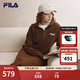 FILA 斐樂(lè )官方連衣裙2025年秋季新品長(cháng)款連帽打底衛衣長(cháng)裙子 復古咖-DK L 170/88A/L