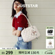歐時納（JUST STAR）【徐璐同款】托特包包女款2025年新款輕奢大容量單肩包七夕禮物女 奶油白-小號【可放11寸平板】
