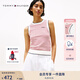 TOMMY HILFIGER25新款早秋女裝純棉條紋修身針織背心/鑲邊圓領(lǐng)針織開(kāi)衫外套 【條紋修身背心】紅白條紋04Z XS （推薦：100斤以下）
