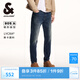 杰克·瓊斯（JACK&JONES）秋季潮時(shí)尚貓須水洗百搭舒適錐形牛仔褲男褲長褲男裝225132069 A14深牛仔藍(lán) 30 170 W30/L30