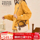 Teenie Weenie單肩小熊餃子包通勤開(kāi)學(xué)季禮物托特斜跨包送女友