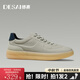 德賽（DESAI）【新款超臨界大底】時(shí)尚百搭圓頭休閑板鞋透打孔秋季透氣潮流男鞋 灰色 41