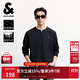 杰克·瓊斯（JACK&JONES） 男裝秋季T恤日常百搭假兩件胸前刺繡略寬松版長袖上衣225302003