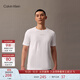 Calvin Klein運動(dòng)【吸濕速干】25夏季男士ck戶(hù)外跑步健身透濕短袖T恤GMS5K159 100-月光白 M